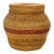 Native American Antique Pacific Northwest Native American Makah Woven Bulbous Basket & Lid C1920 For Sale - Image 3 of 6