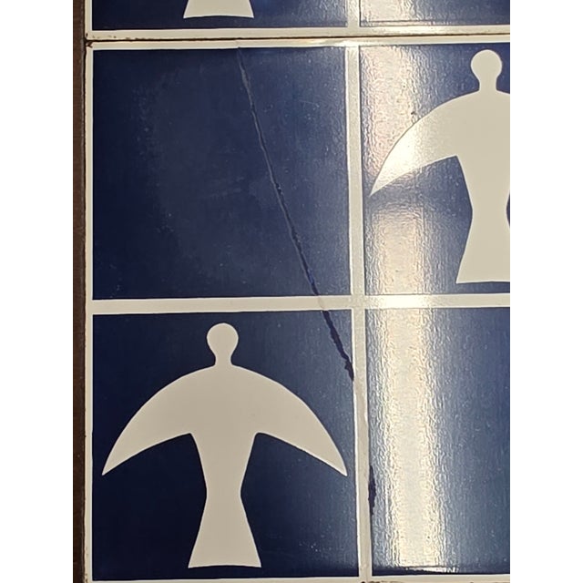 1950s Broyhill Brasilia Drop Leaf Bar With Tile Top For Sale - Image 10 of 12