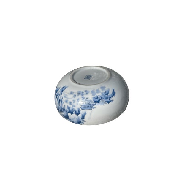 Asian Style 20th Century Arita Ware Porcelain Ashtray For Sale - Image 4 of 8