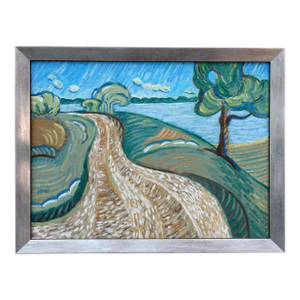 “Island Road 4” Oil on Canvas by Nancy M. Vignola -
