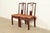 Chinoiserie Antique Chinese Carved Rosewood Side Chairs or Dining Chairs With Mother of Pearl Inlay, Circa 1890s For Sale - Image 3 of 14