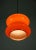 Mid-Century Orange Glass Pendant Lamp, 1970s For Sale - Image 14 of 18