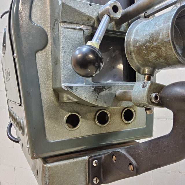 Large Vintage Movie Theater Bauer Film Projector, 1950s For Sale - Image 18 of 18