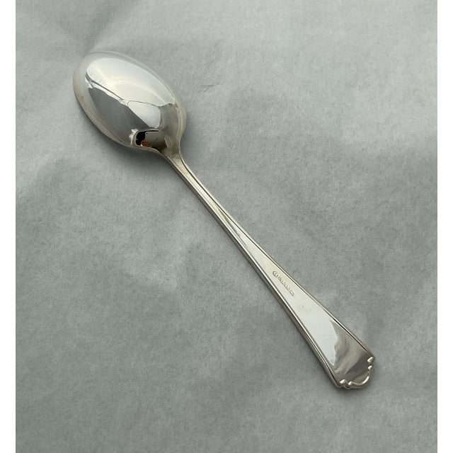 James Dixon & Sons 1980s Silver Dessert Spoon, Royal York For Sale - Image 4 of 14
