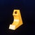 Italian Space Age Sculptural Yellow Glazed Ceramic Vase, 1970s For Sale - Image 6 of 18