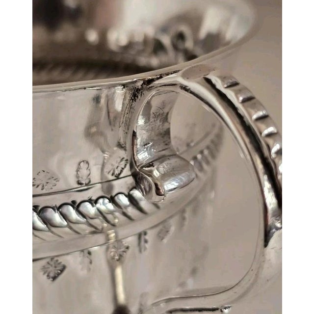 Antique Queen Anne Britannia Silver Porringer with 1709 Half Crown, 1709 For Sale - Image 13 of 18