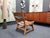 Brutalist Oak Armchairs and Footstools by Awa Holland for Awa Meubelfabriek, 1979, Set of 4 For Sale - Image 9 of 16