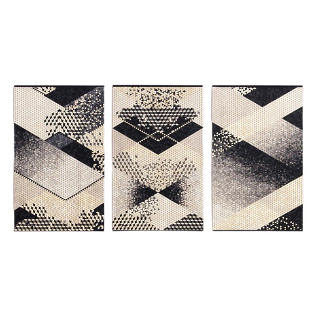 Intarsia Wall Piece 1 by Elisa Strozyk For Sale