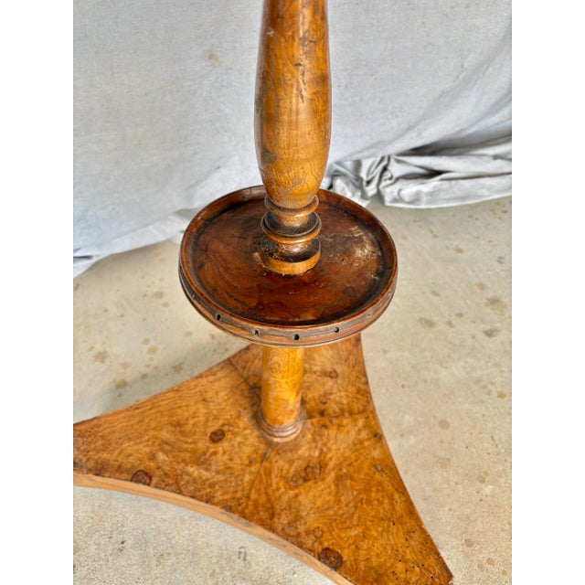 Late 19th Century French Charles X Style Burlwood Side Table For Sale - Image 9 of 12