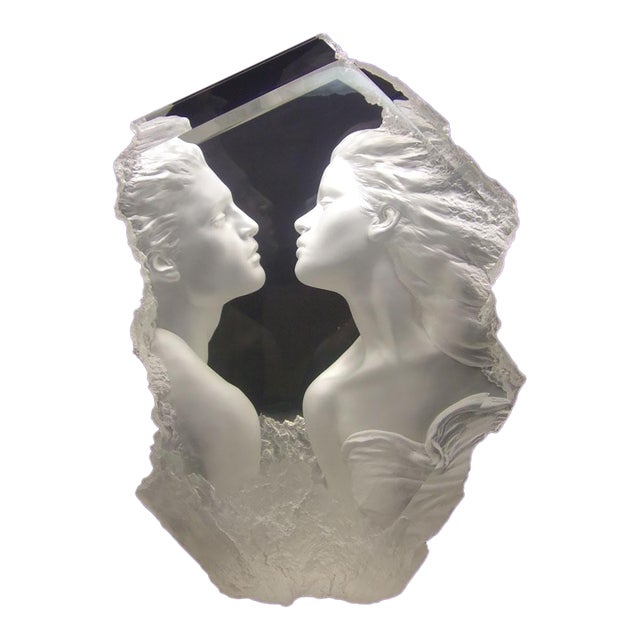 Michael Wilkinson "Lodestone" Acrylic Sculpture Hand Signed For Sale