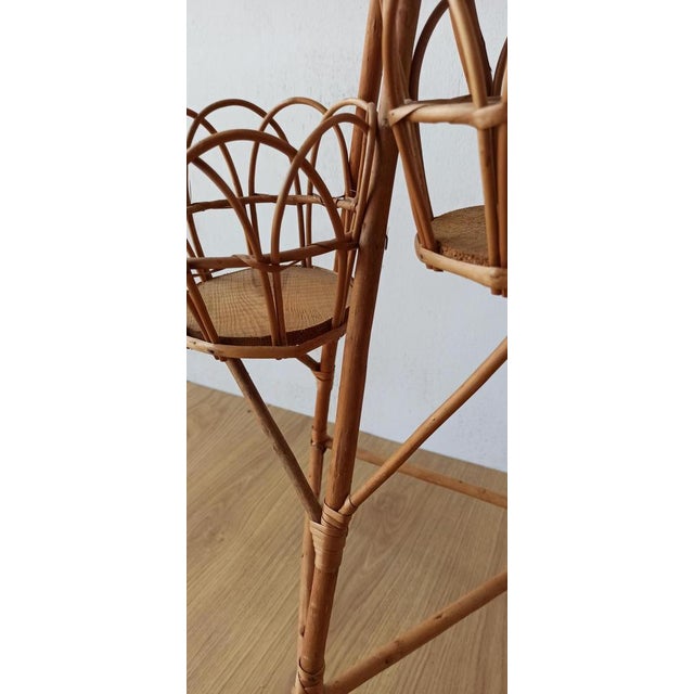 1960s Wicker Plant Stand, 1960s For Sale - Image 5 of 9