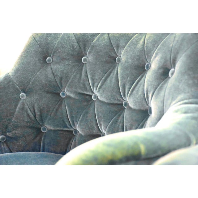 Green Nico Zographos Swivel Lounge Chairs - a Pair For Sale - Image 8 of 12
