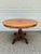 A stunning antique American Empire mahogany pedestal center table or console table with lion paw feet USA, late 19th...