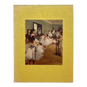 Edgar Degas Vintage 1951 First Edition Lithograph Print Large Hardcover Impressionist Art Book