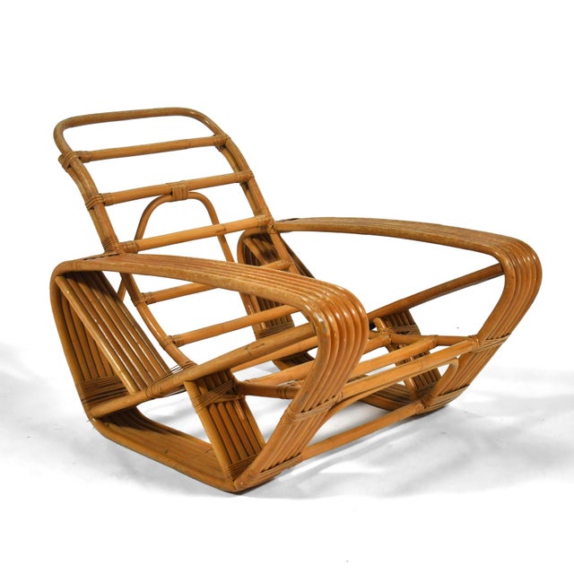 A rare variation of Frankl's iconic pretzel arm design, this large lounge chair is possibly the most dynamic. It is ready...