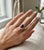 Amethyst Natural Amethyst 2.65cts & Diamond 0.55cts Ring in 14k Gold For Sale - Image 8 of 8