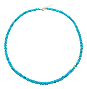 December Birthstone Turquoise 18k Gold Necklace