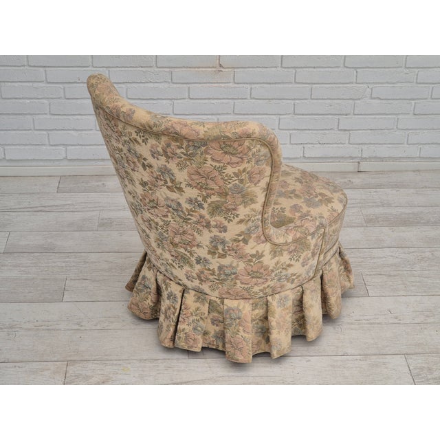 Vintage Danish Easy Side Chair, 1960s For Sale - Image 4 of 18