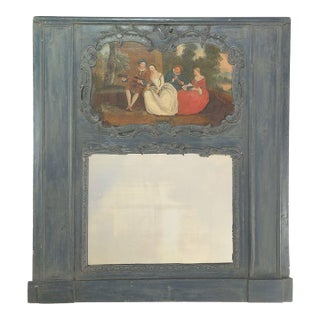 Italian Painted Trumeau Composed of Antique Elements For Sale