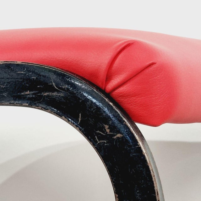 Black American Bar Stools by Milo Baughman, 1970s, Set of 2 For Sale - Image 8 of 18