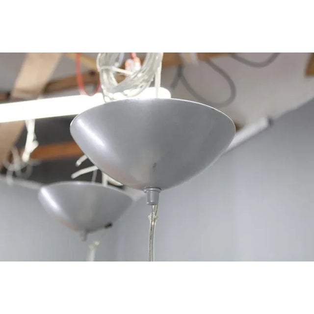 Vintage Italian Aureliano Toso Glass Pendant Lights, 1980s, Set of 2 For Sale - Image 8 of 12