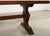 Country French Oak Farmhouse Trestle Dining Table For Sale - Image 10 of 18