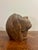 Beautiful 1967 hand-carved wood portrait sculpture by important Haitian artist André Lafontant (b. 1917). Depicting the...