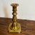 Late 19th Century Set of 3 Miniature Brass Candlesticks For Sale - Image 4 of 6