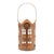 Add rustic charm to your holiday decor with this Punched Metal House Lantern Set. Featuring a warm copper brown finish,...