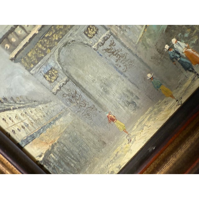 Parisian Street Cityscape Oil, Painting by Caroline Burnett For Sale - Image 4 of 7