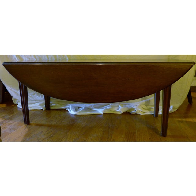 Kittinger English Oval Drop-Leaf Coffee Table | Chairish