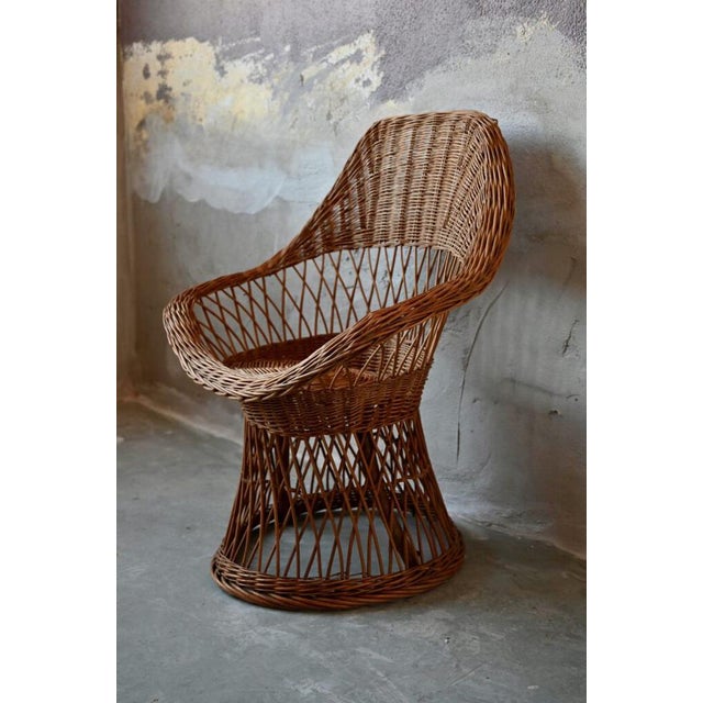 Bohemian Rattan Children's Armchair For Sale - Image 13 of 13