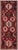Red Shabby Chic Tabriz Red/Rust Wool Runner Rug- 3'7'' X 9'10'' For Sale - Image 8 of 10