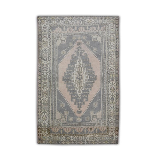 Textile Vintage Turkish Rug 5' x 8'5" For Sale - Image 7 of 7
