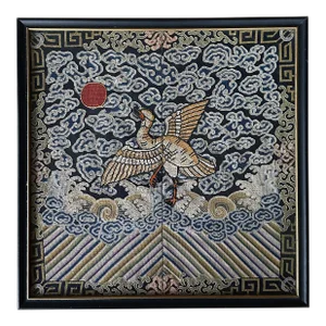 Antique Chinese Kesi Fourth Rank Badges Qing Dynasty