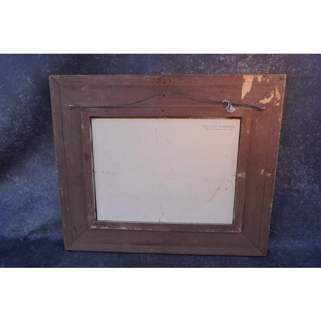 Brown Mid 20th Century William Gropper, Bluster, Oil on Board For Sale - Image 8 of 9