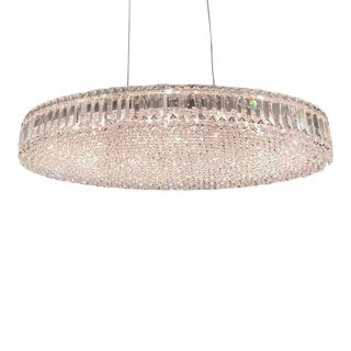 Schonbek Plaza Linear Pendant Ceiling Light in Swarovski For Sale