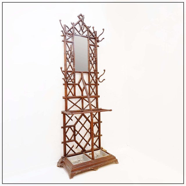 Coat Rack in Faux Bamboo, 1800s For Sale - Image 16 of 16