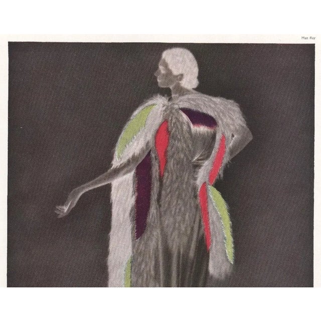 This is a very RARE FIND! It is a 1937 fashion illustration by the iconic Man Ray. It originally appeared in a magazine of...