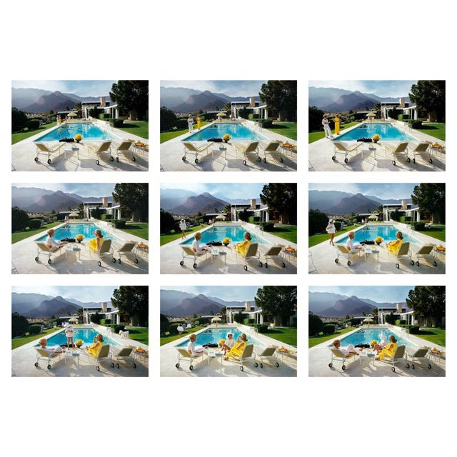 A Poolside Story 1970 Composite contact sheet of the Kaufmann House in Palm Springs 1970. Includes the classic Poolside...