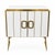 Vintage Two-Door Glass Sideboard, 1980s For Sale - Image 6 of 6