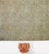 Folk Art Doris Leslie Blau Vintage Striped White Hand-Knotted Wool Carpet For Sale - Image 3 of 5
