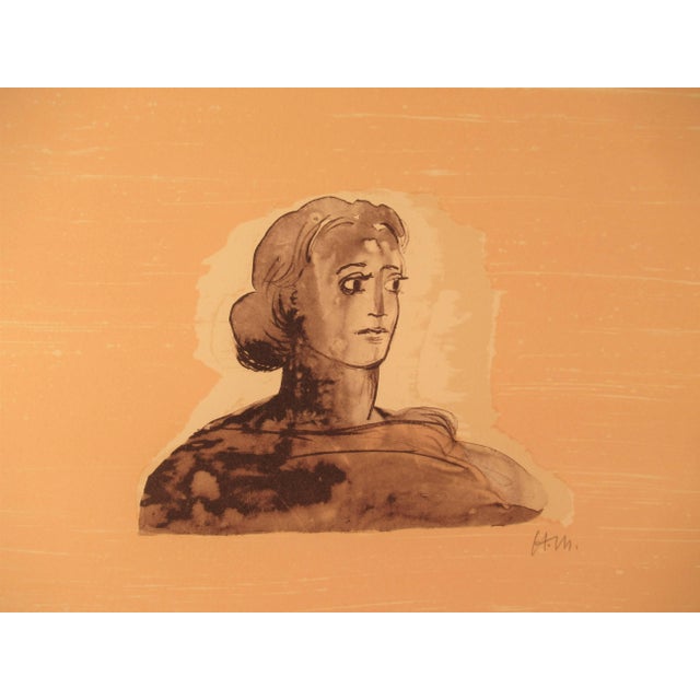 Artist: Henry Moore (British, 1898-1986) Title: Dame Creole Year: 1976 Medium: Color lithograph Edition: 110 Paper: Arches...