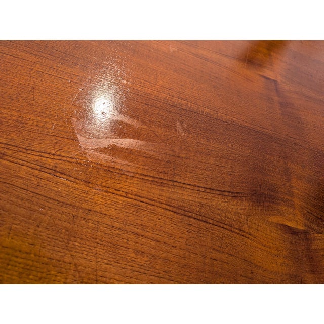 Edsby Edsbyverken 740 T Swedish MCM Teak Extendable Dining Table For Sale - Image 13 of 17
