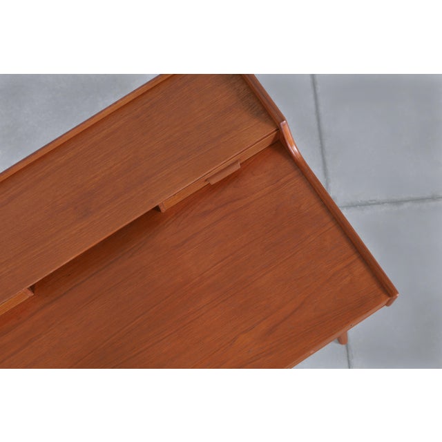 Danish Modern Teak Desk Model #64 by Arne Wahl Iversen For Sale - Image 14 of 16