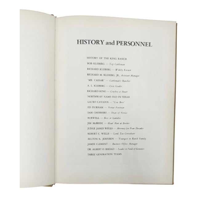 King Ranch 100 Years of Ranching 1853-1953 Book For Sale In Washington DC - Image 6 of 13