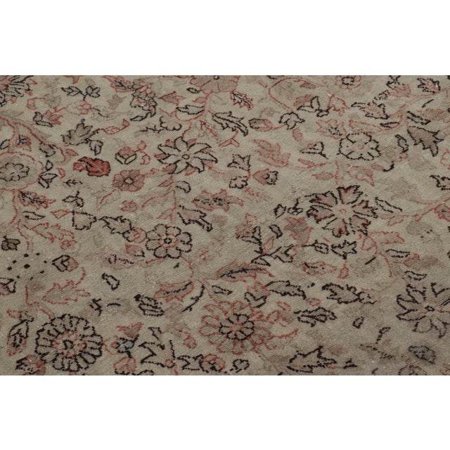 Oversized Antique Sivas Rug in Beige and Red Floral Patterns, From Rug & Kilim For Sale In New York - Image 6 of 10