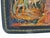 Traditional Russian Fairy Tale Ruslan & Ludmila Hand Painted Gold Lacquer Mstera Trinket Box For Sale - Image 3 of 11