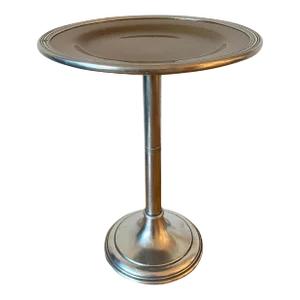 Late 20th Century Arte Italic Pewter Pedestal Serving Plate