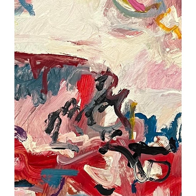 Gold Jean Krille, Landscape 140, Oil on Masonite For Sale - Image 8 of 13